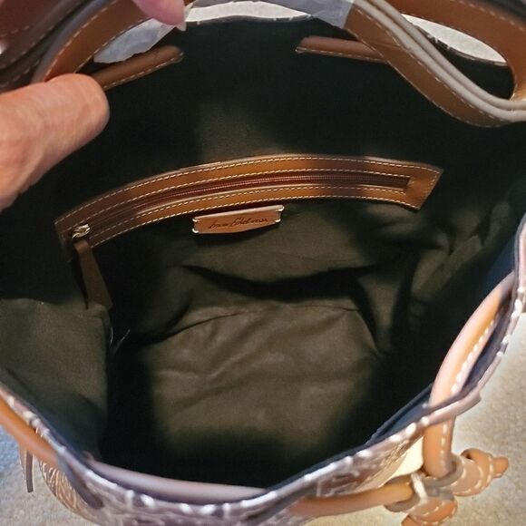 SAM EDELMAN Signature Blaire Leather Bucket Bag - Picture 8 of 12